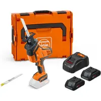 Fein Scie sabre sans fil ASAS 18-21 K AS, kit comprenant 2 batteries de 4 Ah | 71330162000
