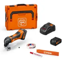 Fein Cisaille à tôle sans fil jusqu'à 1,6 mm ABLS 18 1.6 E AS, kit 2 batteries de 5 Ah | 71300664000