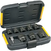 DeWalt Coffret de 8 douilles à chocs 10-27mm - - DT7507-QZ