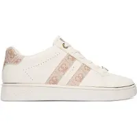 GUESS pour femme. FLTBRLELE12 Baskets Barlie beiges (39), 1 à 3 cm, Lacets, Casuel