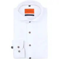 Suitable Chemise Herringbone Blanc taille 39