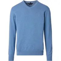 Casamoda Pull Col-V Bleu taille 3XL