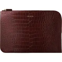 Selencia Pochette ordinateur / tablette Croco 11 pouces - Burgundy