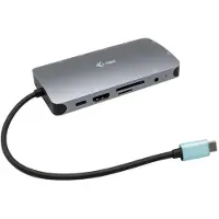 I-Tec Nano Dock Hdmi/vga Docking Station 100w Argenté