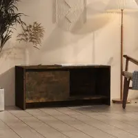 Prolenta Maison Exclusive - Meuble TV en chêne fumé 90 x 35 x 40 cm, aggloméré