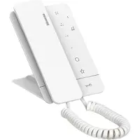 Bticino Station de base audio CLASSE100 A16M avec combiné, couleur : blanc, 1 pièce.
