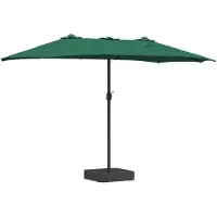 Syfax Parasol de jardin Vert 385 x 209 x 244 cm Polyester