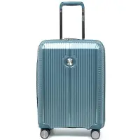 Verage Rome Spinner, petite valise de voyage (taille S) avec serrure à combinaison TSA – Valise cabine rigide extensible, de couleur verte