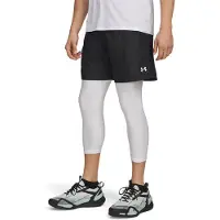 Under Armour Short Tech Woven 7 pouces pour homme, noir, taille L