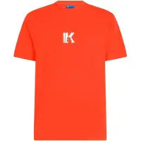 Karl lagerfeld Jeans A1m17044 Short Sleeve T-shirt Orange L Homme