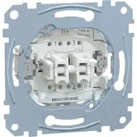 Merten Doppeltaster-Einsatz MEG3155-0000 10A AC 250V MEG3155-0000 MEG3155-0000 (MEG3155-0000)