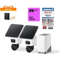 Eufy EufyCam S4 Lot de 2 + HomeBase 3