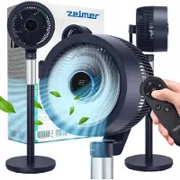 Zelmer Ventilateur sur pied ZRF550 Circulateur Oscillation Minuterie Bleu marine