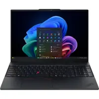 Lenovo ThinkPad E16 Gen 4 (Intel), PC Copilot+, processeur Intel Core Ultra 7, écran 40,6 cm (16 pouces), résolution 1920 x 1200 pixels, 32 Go de mémoire, 512 Go de stockage, Windows 11 Pro
