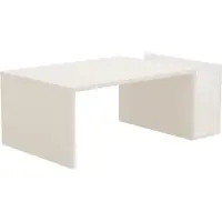 Skye Decor , Memo - White, table basse, blanc, 100 % PANNEAUX DE MÉLAMINE RECOUVERTS, 86,8 x 50 x 32,4 cm