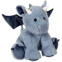 GIPSY TOYS Peluche Gipsy dragon bleu