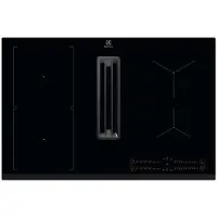 Electrolux Table de cuisson aspirante induction 78cm 4 feux 7350w noir - - KCC83443 -