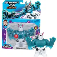 MrBeast Lab Figurine élastique - - Goo Jit Zu - Tiger Dragon - 11 cm