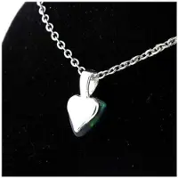 Bijoux Collier - - Opale noire - 5.79 ct - Acier inoxydable - Longueur au choix
