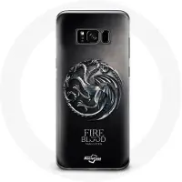 Game Of Thrones Coque - - Samsung Galaxy S8 - Targaryen - Rigide - Noir