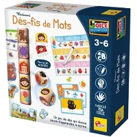 Liscianigiochi JOUER, APPRENDRE : Défis de vocabulaire – Jeu éducatif – – Lecture et logique – À partir de 3 ans