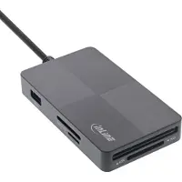 InLine 66772F lecteur de carte mémoire USB Gris