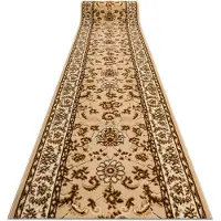 Rugsx TAPIS DE COULOIR BCF MORAD Klasyk classique beige 80 cm 80x210 cm