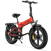 KUKIRIN Vélo Électrique Pliable - - Engine X - Batterie Amovible 48 V 13 Ah - Autonomie 120 Km - Rouge