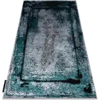 Rugsx Tapis DE LUXE moderne 624 Cadre - Structural gris / vert 120x170 cm