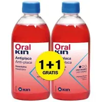Kin ORALKIN ENJUAGUE BUCAL ANTI-PLACA coffret 2 pz