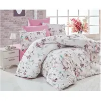 L'essentiel Maison , Adal- PRL6241, Blanc, couettes, 100% coton ranforce