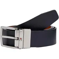 Tommy Hilfiger Adan Rev 3.5 Pebble Belt Bleu 95 cm Homme