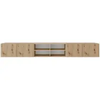 MargaretHadas24 Margaret Hadas24 Meuble TV Lyon IV Meuble TV bas 300 cm Suspendu Design moderne Salon Montage mural, Meuble TV artisan