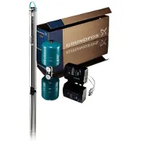 Grundfos Pompe submersible SQE 3-65, kit de régulation de pression constante CU301, 1 pièce