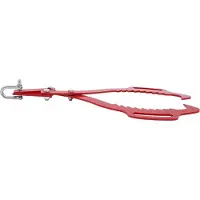 StarTech.com Holzgreifer Forst : pince de levage et de transport – capacité de charge : 1000 kg – pour camions, véhicules tout-terrain et tracteurs – en plastique – de couleur rouge