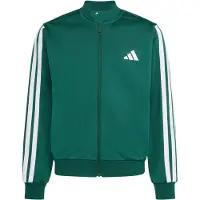 Adidas Veste de survêtement 'ESSENTIALS CLIMACOOL TRACK' vert foncé / blanc