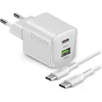 SBS Kit chargeur 30W GaN avec câble USB‑C 1,5 m