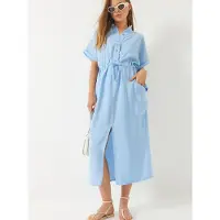 Bianco Lucci Robe d’été bleu clair