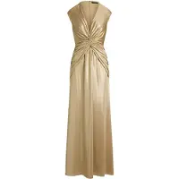 Ralph Lauren Robe de soirée camel