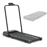 PH Fitness Tapis de course électrique pliable, 10 km/h – avec moteur 1,5 CV, application Bluetooth et accoudoir pliable, idéal pour le cardio-training à domicile