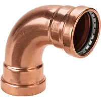 Viega GmbH & Co.KG Coude Profipress XL en cuivre à 90 degrés I/I avec SC-Contur 64 mm (Raccord à sertir)