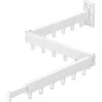 OEM Gouttière de douche pliante - Fixation murale - Pour balcon et douche