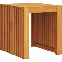 Syfax Table d'appoint Huile Naturelle 43 x 36 x 40 cm