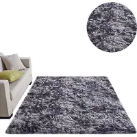 Strado Carpet Ombre Shaggy 120x160 OmbreGrey (dark gray) universal (160 x 120 cm)