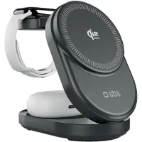 SBS Station de recharge Qi2.2 25W pliable 3‑en‑1