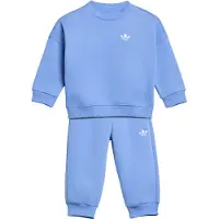 Adidas Loose Crew Jogger Set Bleu 3-4 Years Enfants