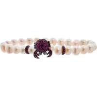Lancaster Bracelet - - JLA-BRCRAB5WH - Plaqué or - Cristaux Swarovski - Doré rose