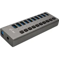 I-Tec Usb 3.0 10 Port Hub 48w Noir