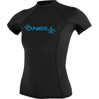 O'Neill Basic Skins Crew Short Sleeve Rash Guard Noir XL