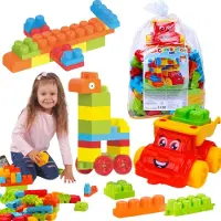 Technok Kit de construction + camion en plastique 100pcs 24m+